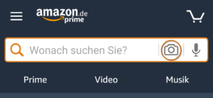 Amazon Transparency Kamerasymbol