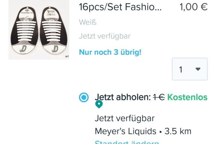 Wish Pickup bei Meyer's Liquids